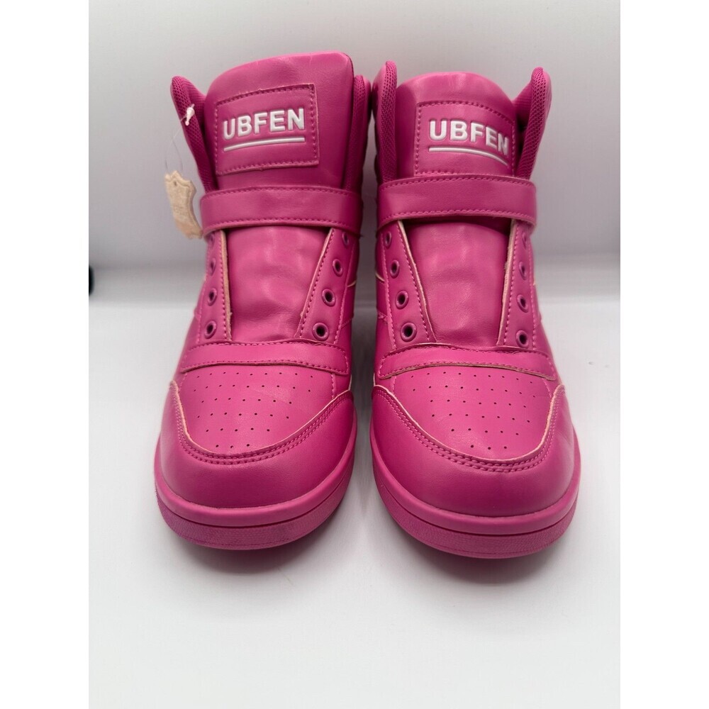 UBFEN Womens40 Womens High Top Ankle Support Sneakers Vibrant Color Hidden Wedge